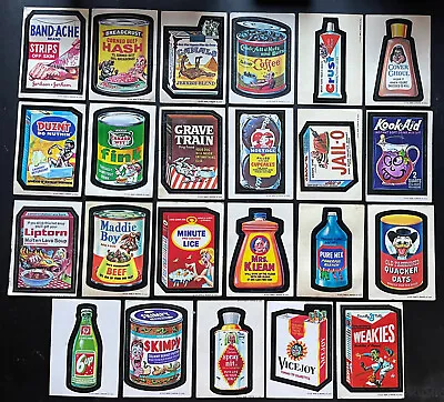 1973 Topps Wacky Packages Original Series 1 Stickers White Backs YOUR CHOICE • $5.95