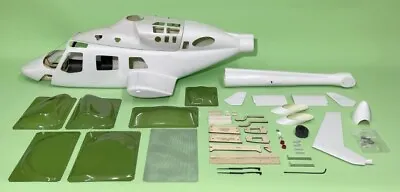 NEW Version FunKey 700 Size BELL 222 Scale Fuselage + Retract Landing Gear KIT • $385