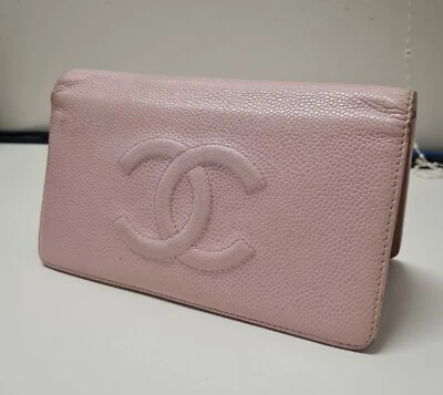 $107.50 • Buy Authentic Chanel  Caviar CC Long Wallet