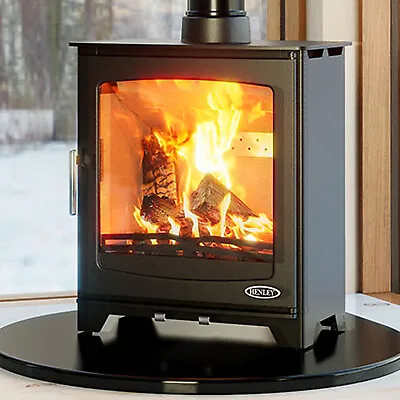 Wood Burning Multi-Fuel Stove 5 Inch Flue Outlet Direct Air. Willow • £760.99