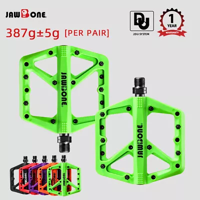 MTB Bike Flat Pedals Nylon Fiber Bicycle Platform Pedals For Road Mountain BMX • $38.05