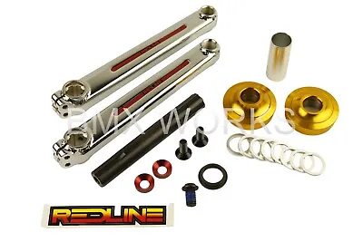 Redline Flight BMX Crank Set Chrome-Moly 175mm With Gold American Bottom Bracket • $299