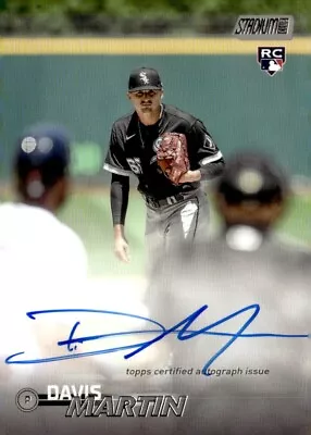 2023 Stadium Club Autographs #SCBA-DM Davis Martin RC Auto Chicago White Sox • $2.79