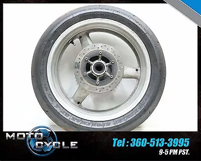 Yamaha R6 600 Yzf 99 1999 Rear Wheel Rim Tire Rotor Y11 • $82.84