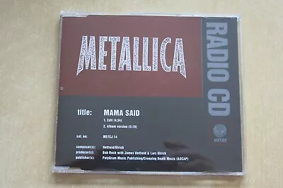 METALLICA Mama Said UK/EU 1 Track Promo CD Vertigo METCJ 14 1996 • £13.99