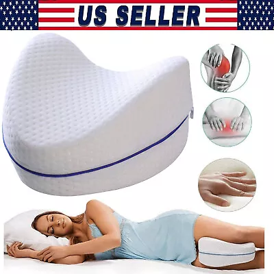 Memory Foam Leg Pillows Cushion Knee Pillow Support Pain Relief Washable Cover • $13.89