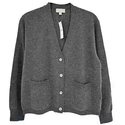 J.CREW Cashmere Patch Pocket Cardigan Sweater S • $125