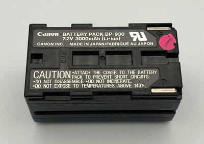 Canon BP-930 Lithium-Ion Battery Pack 7.2v 3000mAh (3058A002) • £129.99