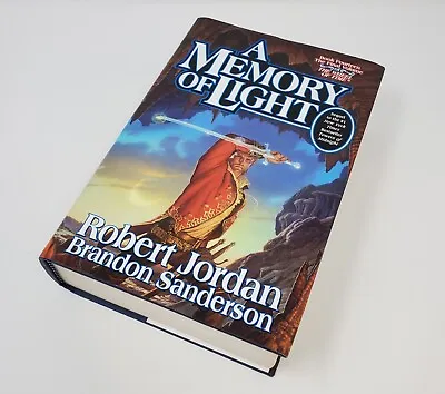 A Memory Of Light WHEEL OF TIME Robert Jordan 1st Ed/First Print Auto Signed HC • $49.99