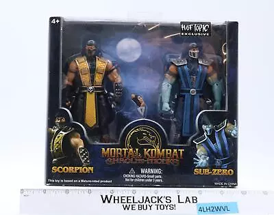 Sub-Zero + Scorpion Mortal Kombat Shaolin Monks Hot Topic Exclusive NEW SEALED • $215