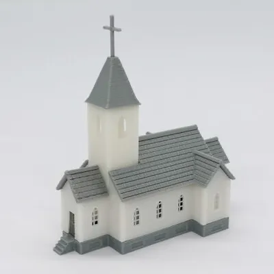 Outland Models Railway Scenery Country Church 1:220 Z Scale • $14.99