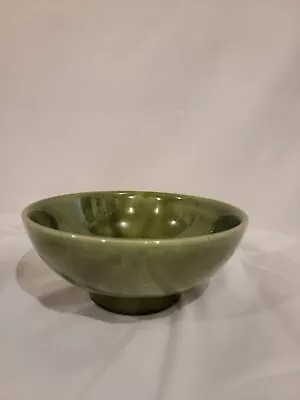 Retro Mid Century Modern MCM Royal Haeger Green Bowl Dish Pottery  • $30