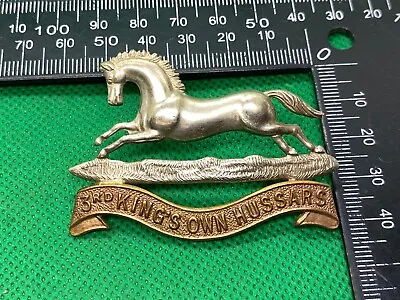 WW1 British Army 3rd Kings Own Hussars Cap Badge • $31.81