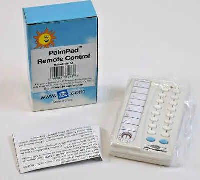 X-10 Wireless White Palm Pad Remote Control Model HR12A New In Box • $12