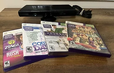 Xbox 360 Kinect Sensor Bundle With 4 Games • $19.99