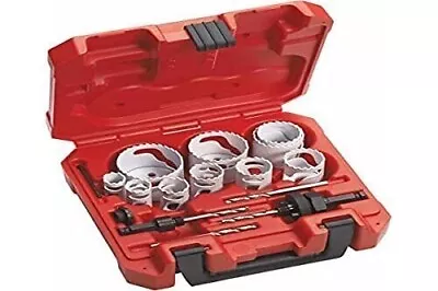 Milwaukee 49-22-4152 Plumber's 14Pc Bi-Metal Hole Saw Kit • $59.99