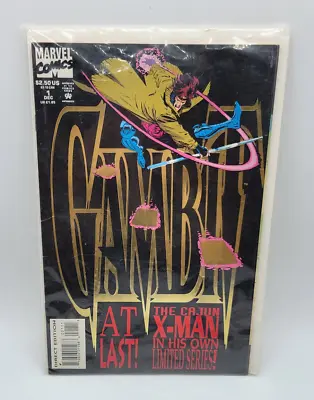 GAMBIT #1 Gold Foil Embossed Cover 1st Solo Series 1993 Vintage Marvel • $49.99