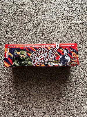 Mountain Dew Citrus Cherry Game Fuel - Limited 12 Cans Case Halo Infinite - NEW • $22