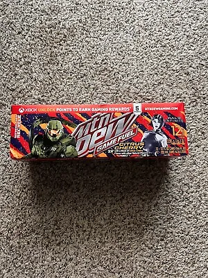 Mountain Dew Citrus Cherry Game Fuel - Limited 12 Cans Case Halo Infinite • $22