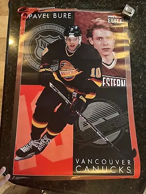 PAVEL BURE Vancouver Canucks NHL 1994 Costacos Elite Series 23x35 POSTER • $29.99