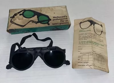 Vintage USED McDonalds Vision Master Flip Up Sport Sun Glasses Rare Collectible • $196.97