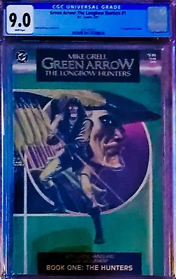 Green Arrow: The Longbow Hunters #1 CGC 9.0 Mike Grell Art/story 1st App Shado • $75