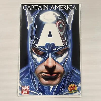 Captain America #34 2008 NM Variant Signed Alex Ross Dynamic Forces CoA 573/2500 • £72