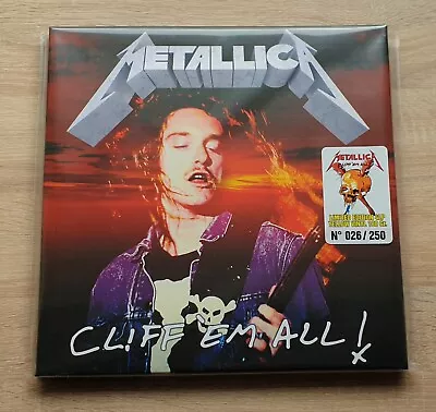 Metallica - Cliff 'em All Rare Limited Numbered 4lp Box 026/250 Colour Vinyls • $249