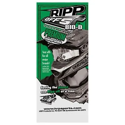 HRP Ripp Off Goggles Lens Protects Oakley Crowbar 20PK RO-BOCB20 • $13.35