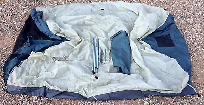 Vintage A-Frame Ridge Tent Nylon W/ Screen Window Mountain 80 X56  2-Person Blue • $89.95