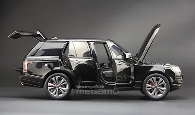 1/18 LCD Range Rover SVA Dynamic 2020 Black Diecast Full Open • $129
