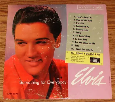 Elvis Presley Something For Everybody LPM-2370 1st Cover RARE HOLLYWOOD PRESSING • $16