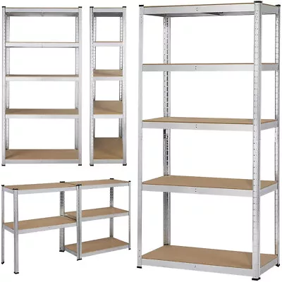 Heavy Duty Metal Muscle Rack Shelving Storage 35 W X 16 D X 71 H Garage 5 Shelf • $54.99