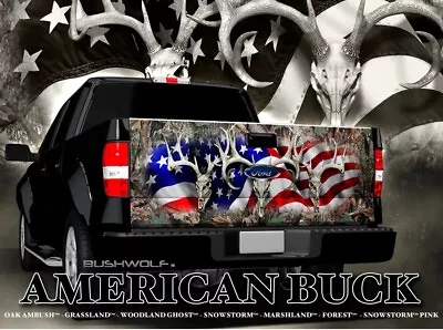 3M Controltac Truck Tailgate Wrap Vinyl Decal AMERICAN BUCK CAMO • $35.97