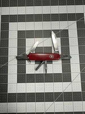 Victorinox Tinker  Swiss Army Pocket Knife 91MM Red Tip Bent Parts - 5971  • $15