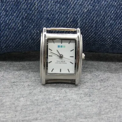 La Mer Ladies Watch Face Quartz No Band Rectangle 22 Mm Case White Dial • $4.99