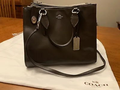 $200 • Buy Coach Smooth Leather Crosby Carryall - Mink