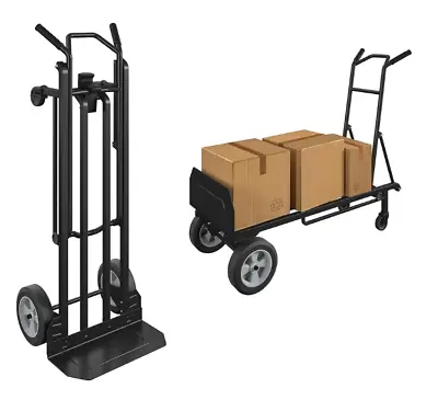 $178.60 • Buy Steel Hand Truck Dolly Cart Black 2-in-1 Positions 800 Lb Capacity COSCO New