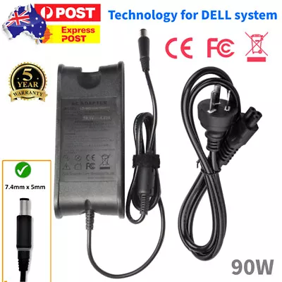 For Dell 90W 90 Watt AC Adapter Power Supply Charger PA-10 NEW + AU Cord Cable • $17.99