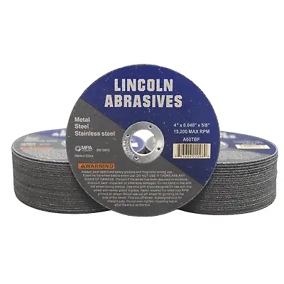 50 Pack 4  X .040  X 5/8  Cut-off Wheels Cutting Discs Stainless Steel & Metal • $29.99