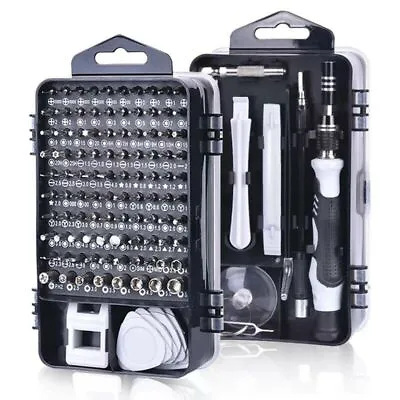 122 In 1 Precision Screwdriver Set Magnetic Repair Tool Bits For Phone Laptop PC • £8.99