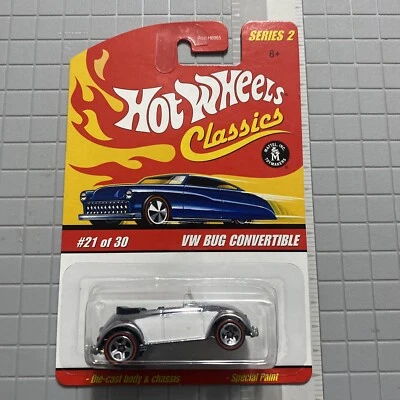 $7 • Buy Hot Wheels Classics Series 2 VW Bug Convertible #21/30 Chrome