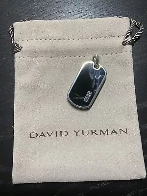 David Yurman Dog Tag Pendant • $450