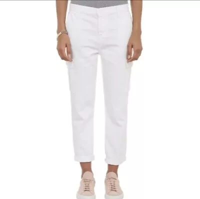 J BRAND Dylan Cargo Jeans Women's Pants Size 30 White Cargo Pockets 133872 • $25