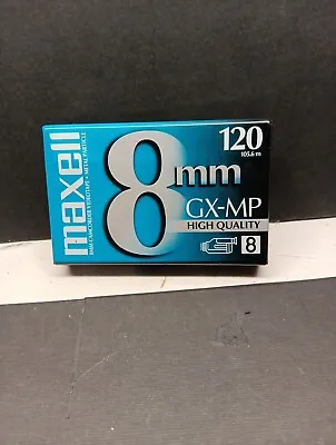 Maxell 120 8 Mm GX-MP High Qualitynew Unopened  • $5.99