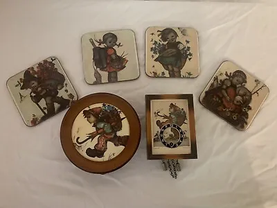 Vtg Hummel Set Reuge Music Box Coasters And Clock • $25