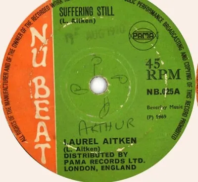 Laurel Aitken - Suffering Still  (7  Sol) (Very Good Plus (VG+)) • £46