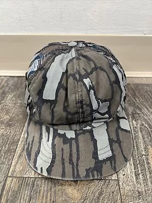 Vintage Trebark Snapback Hat Cap Adult Mens Mesh Back Camouflage Hunting* • $14.99