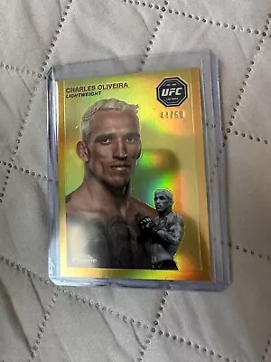 2024 Topps Chrome UFC - Charles Oliveira - 1954 Topps Gold Refractor (44/50) 🔥 • $35