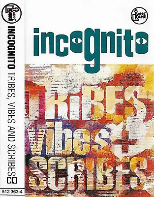 Incognito ‎Tribes Vibes + Scribes CASSETTE ALBUM Electronic Acid-Jazz  • $11.21